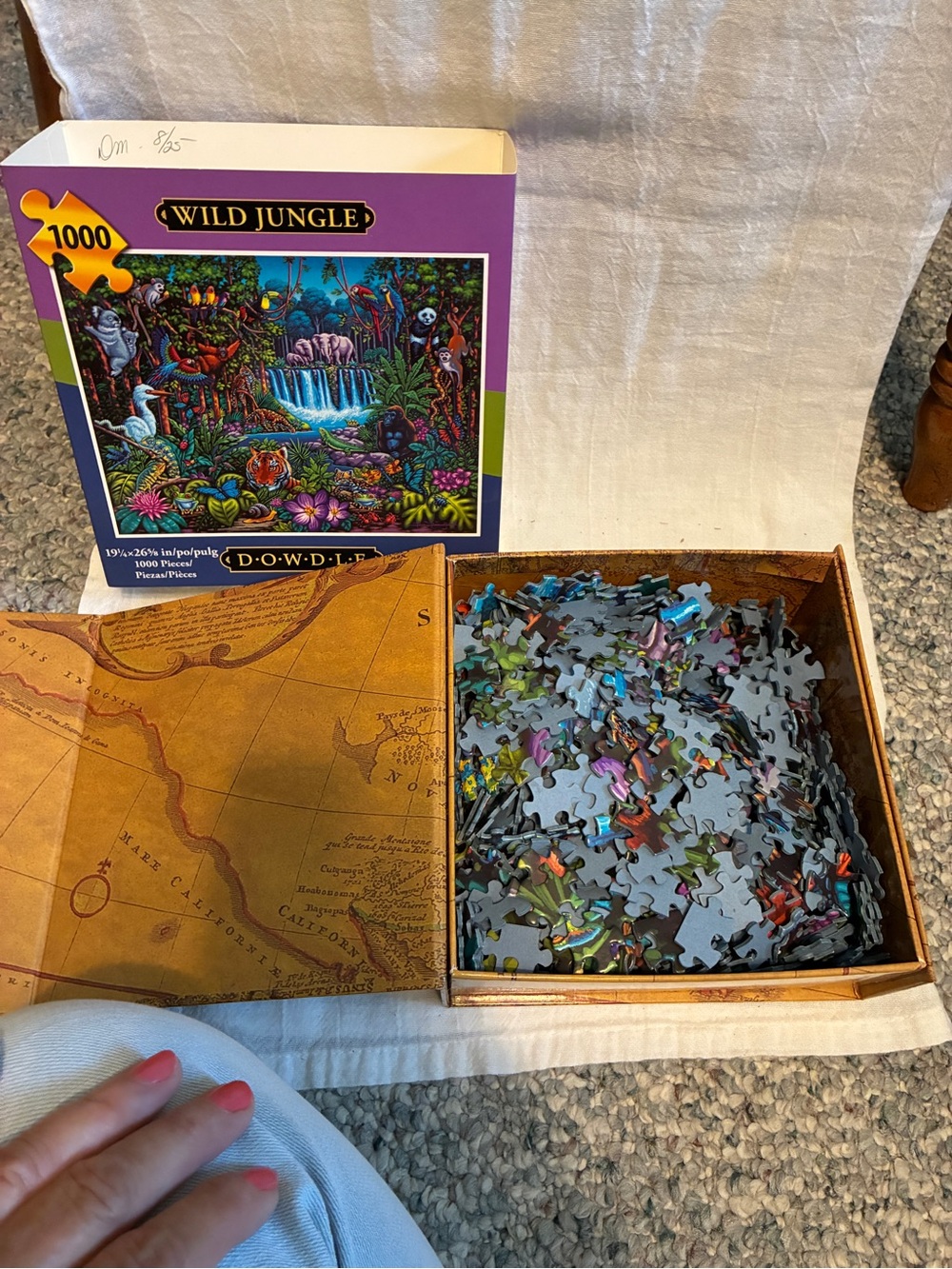 Wild Jungle 1000 Piece Dowdle Puzzle Colorful Jungle Scene - Picture 6 of 7